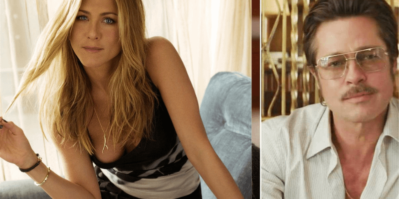 According to Jennifer Aniston, Brad Pitt has dumped her. Because Jennifer Aniston refused to be the mother of Brad Pitt's child. That's why Brad Pitt left Jennifer Aniston